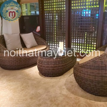  Bàn Ghế Sofa Mây Tre BGSF0028 